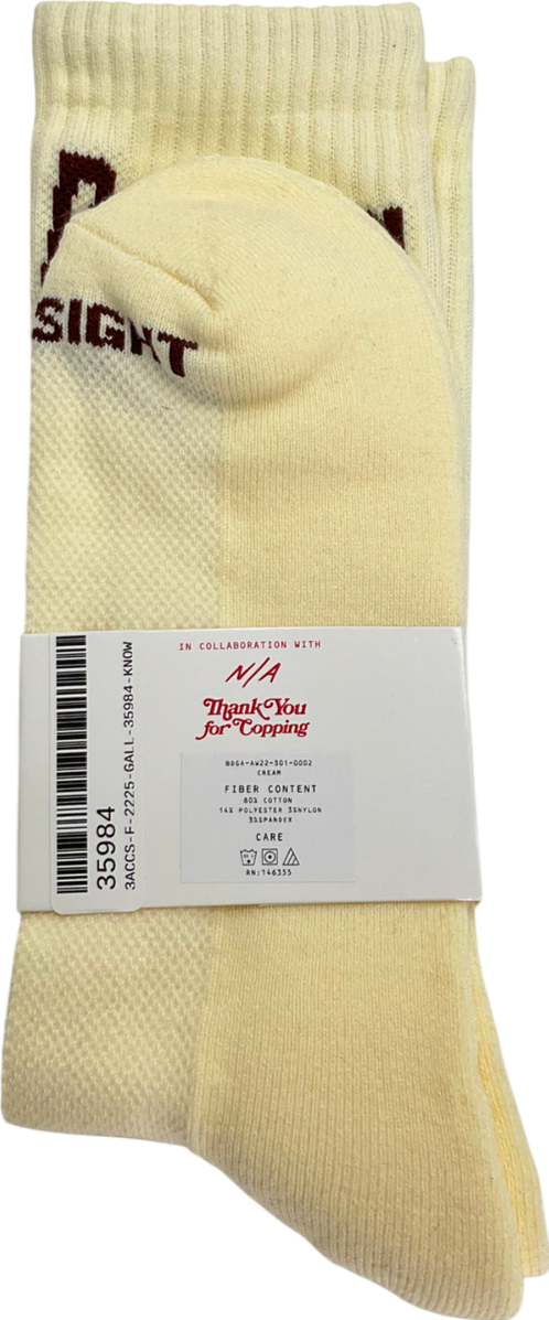 bodega Cream Socks One Size