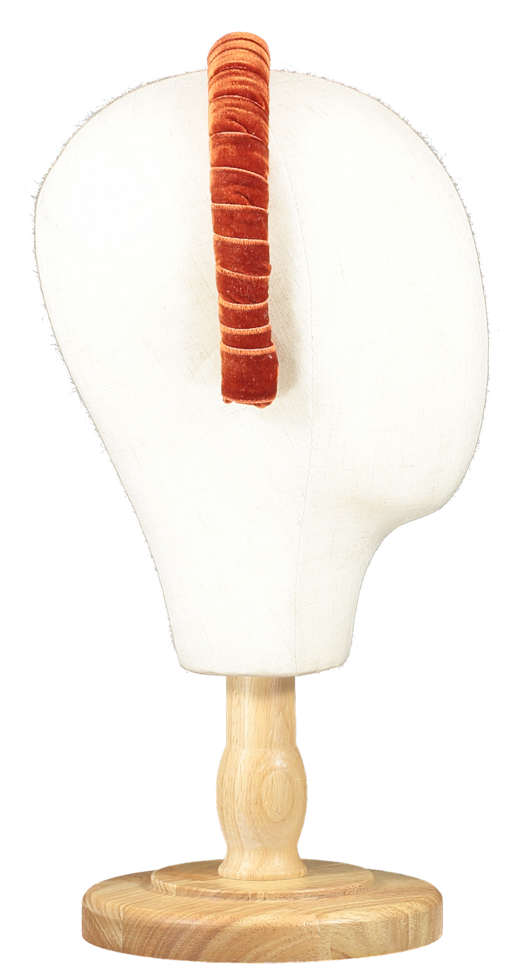 Jennifer Behr Orange Attica Headband - In Velvet One Size