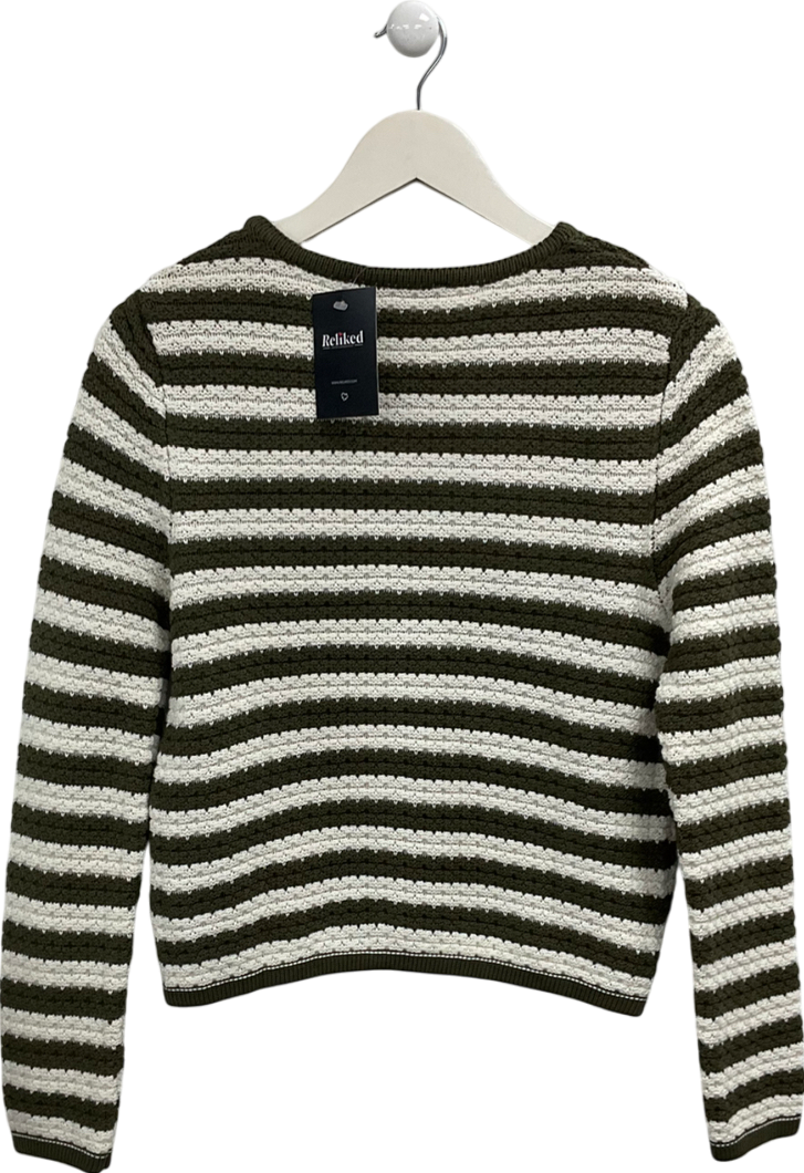 MANGO Green Cardigan Elioter UK M