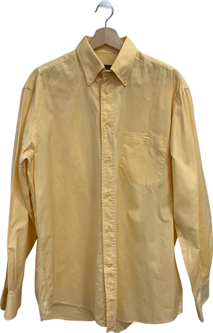 Paul & Shark Yellow Long Sleeve Shirt UK 16