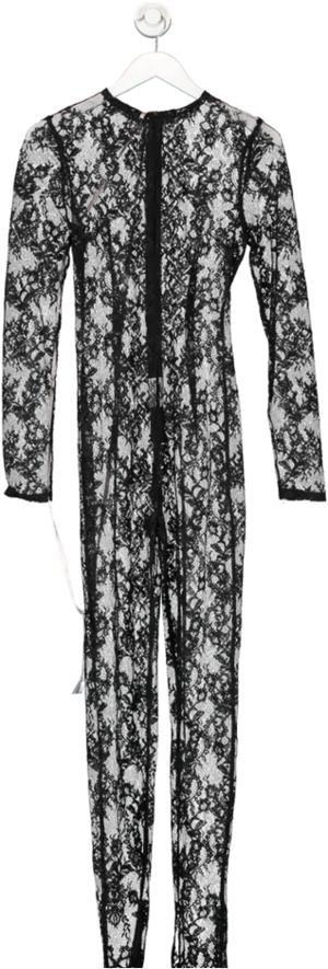 The Dolls House Black Verity Jumpsuit UK S