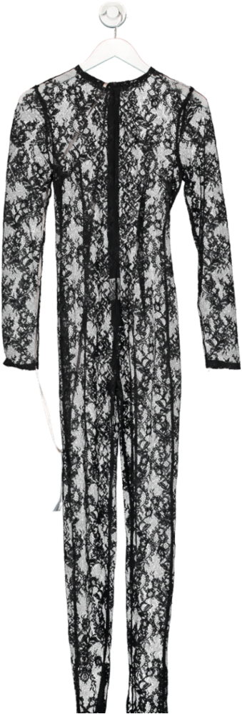 The Dolls House Black Verity Jumpsuit UK S