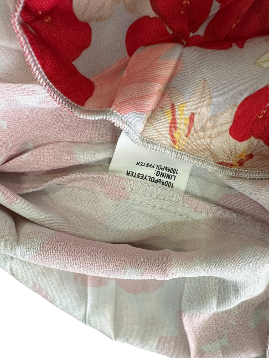 Little Mistress Red Jackson Floral Print Pleated Midaxi Dress UK 14