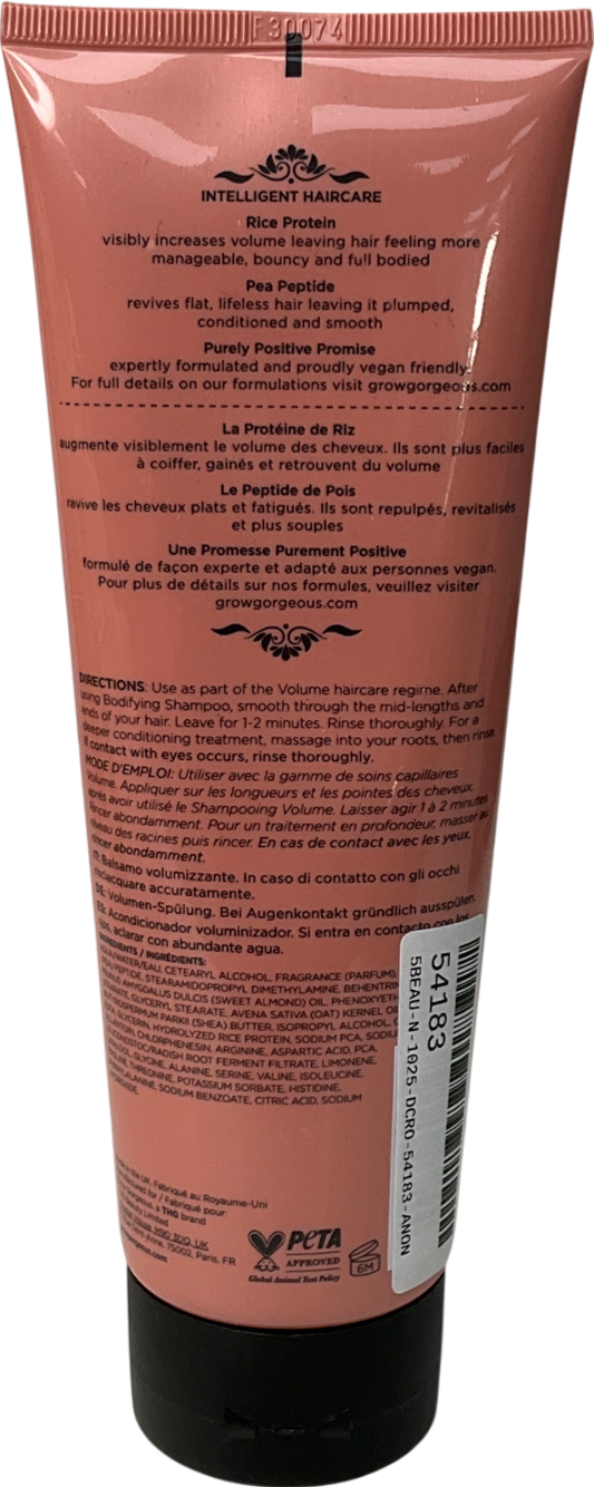 Grow Gorgeous Volume Conditioner Universal 250ml