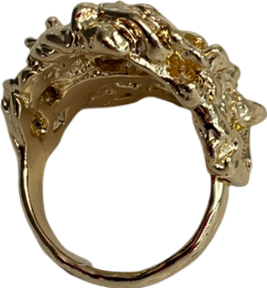 pilgrim Metallic Act Ring Gold-plated - Size M One