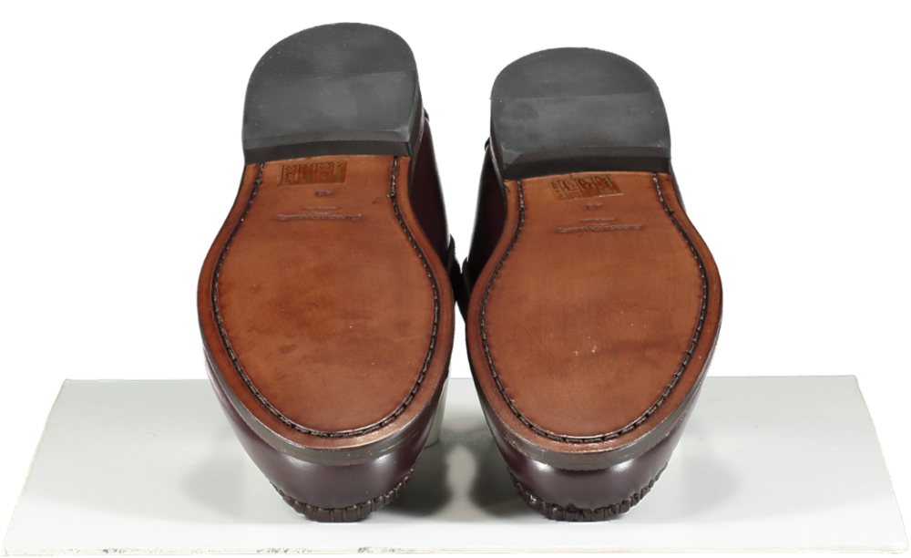 Russell & Bromley Brown Dartmouth Moccasin Saddle Loafer UK 9 EU 43 👞