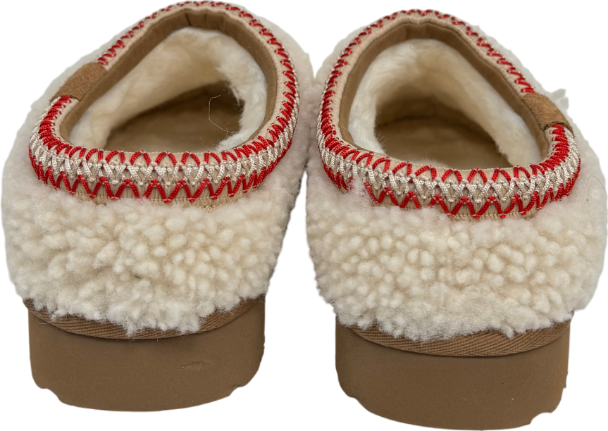 UGG Cream Sheepskin Tasman Maxi Curly Slippers UK 7 EU 40 👠