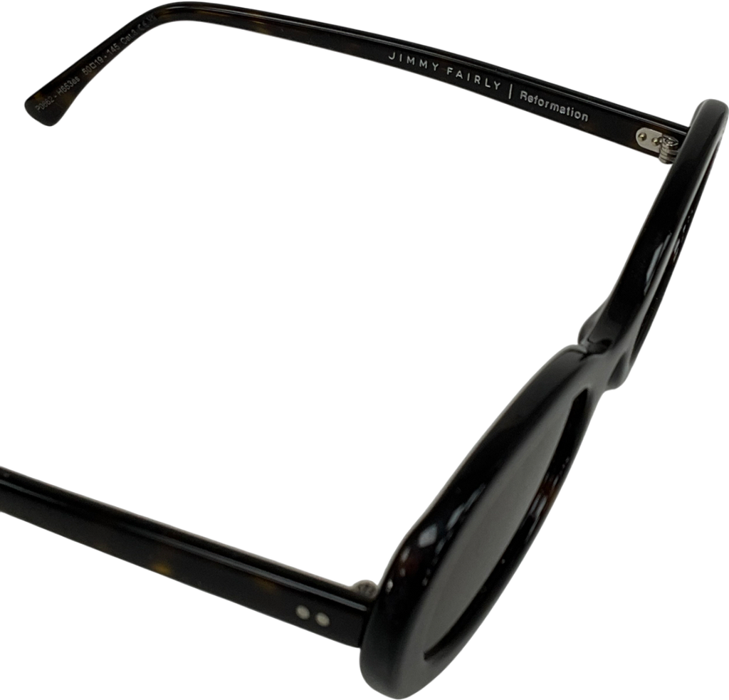 jimmy fairly Black The Coline Sunglasses in case