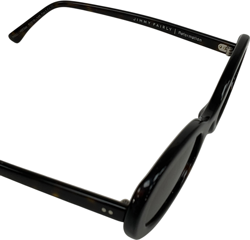 jimmy fairly Black The Coline Sunglasses in case