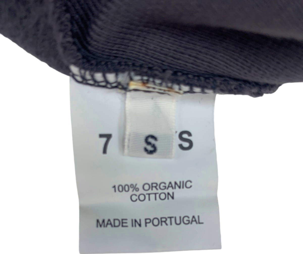 7 Days Active Grey 100% Organic Cotton Soft  Crewneck Sweatshirt UK S