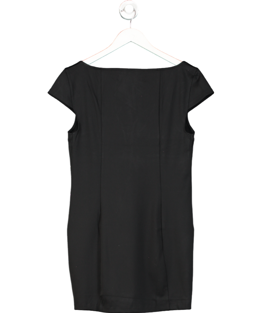 Silence + Noise Black Greta Sweetheart Mini Dress UK XL