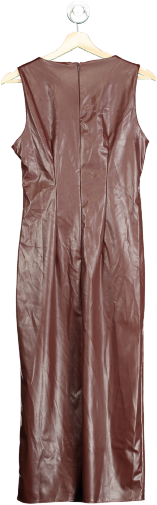 River Island Dark Brown Sleeveless Dress UK 10