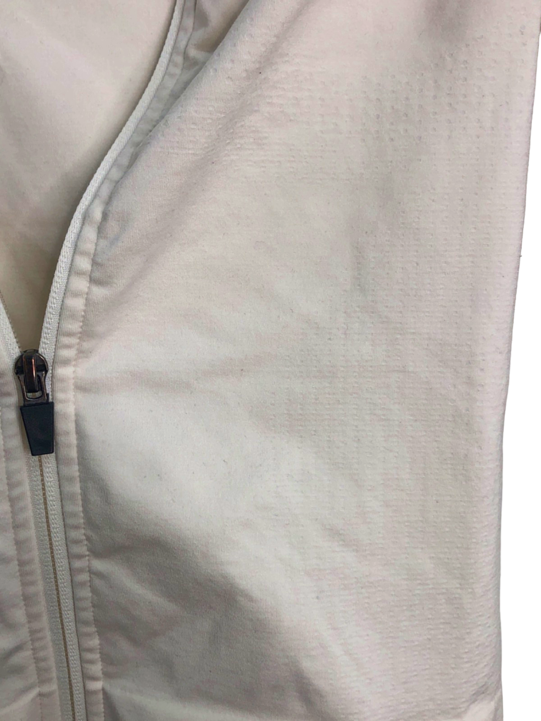 Tala White Zip-Up Athletic Jacket M
