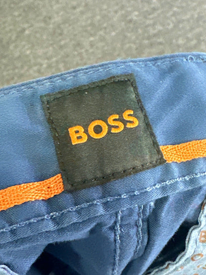 BOSS Blue Chino Slim Trousers W32