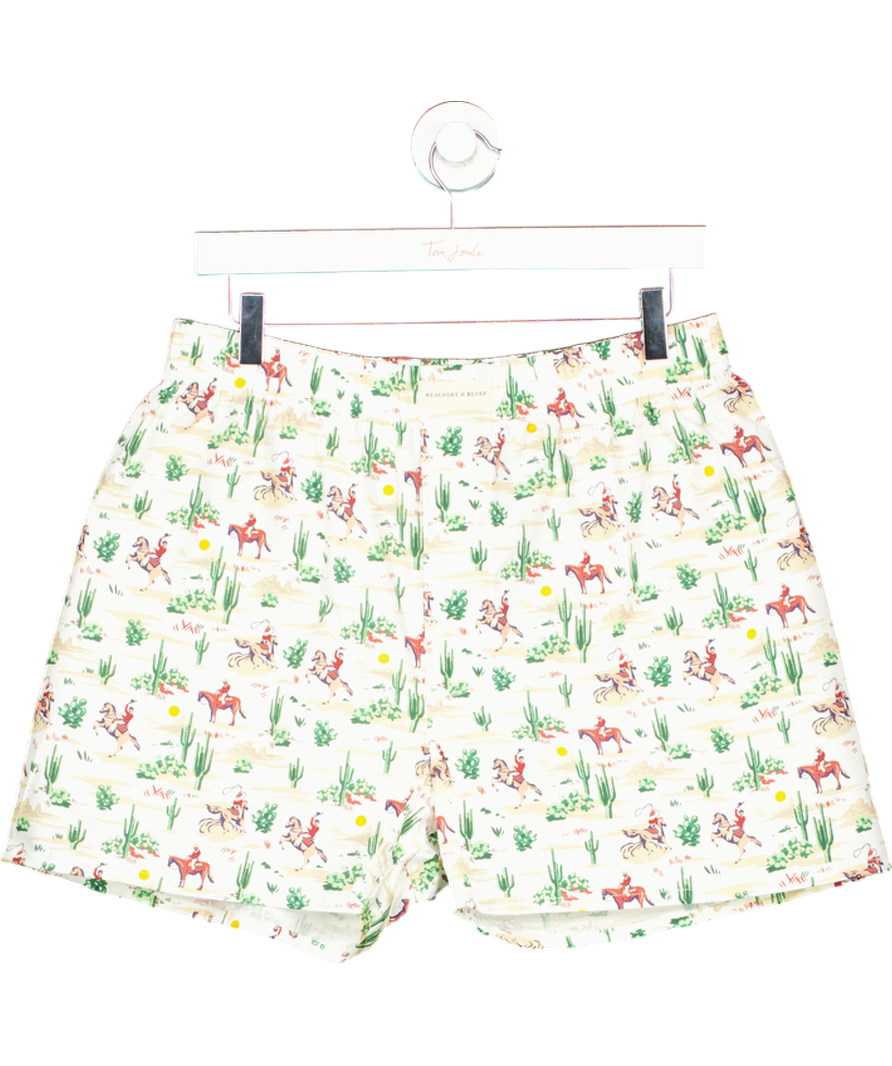 Beaufort & Blake White Horses Boxer Shorts UK M