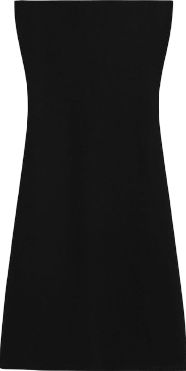 LeSet Black Strapless Rio Mini Dress UK 8
