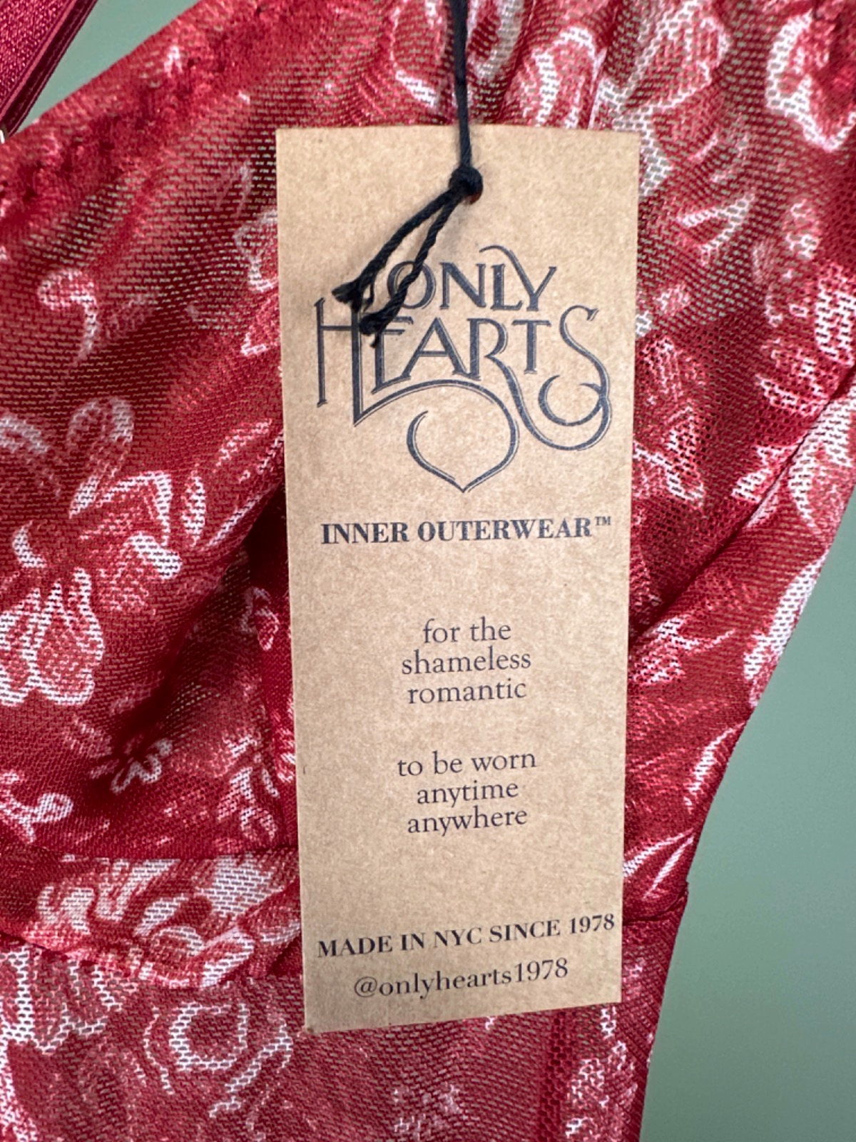 Only Hearts Red Helena Stuart Dress UK XS