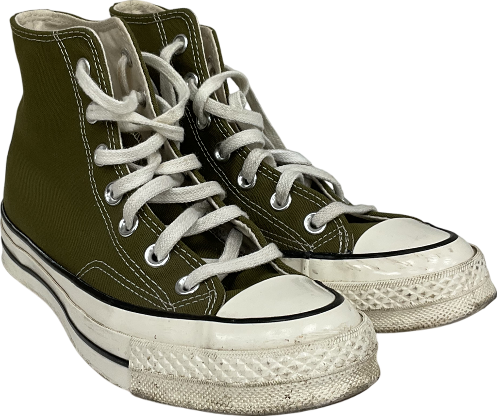 Converse Chuck Taylor All Star Hi Trainers With Chunky Laces In Green UK 5 EU 38 👠