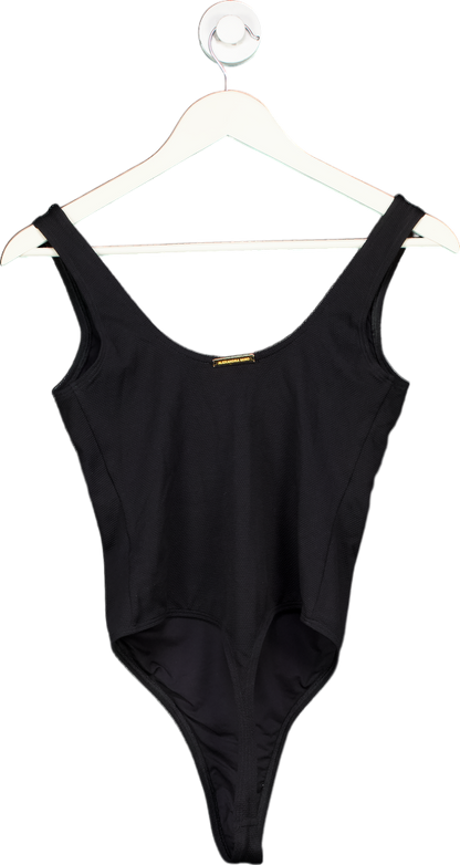 Alexandra Miro Black sculpted neckline Swimsuit UK M