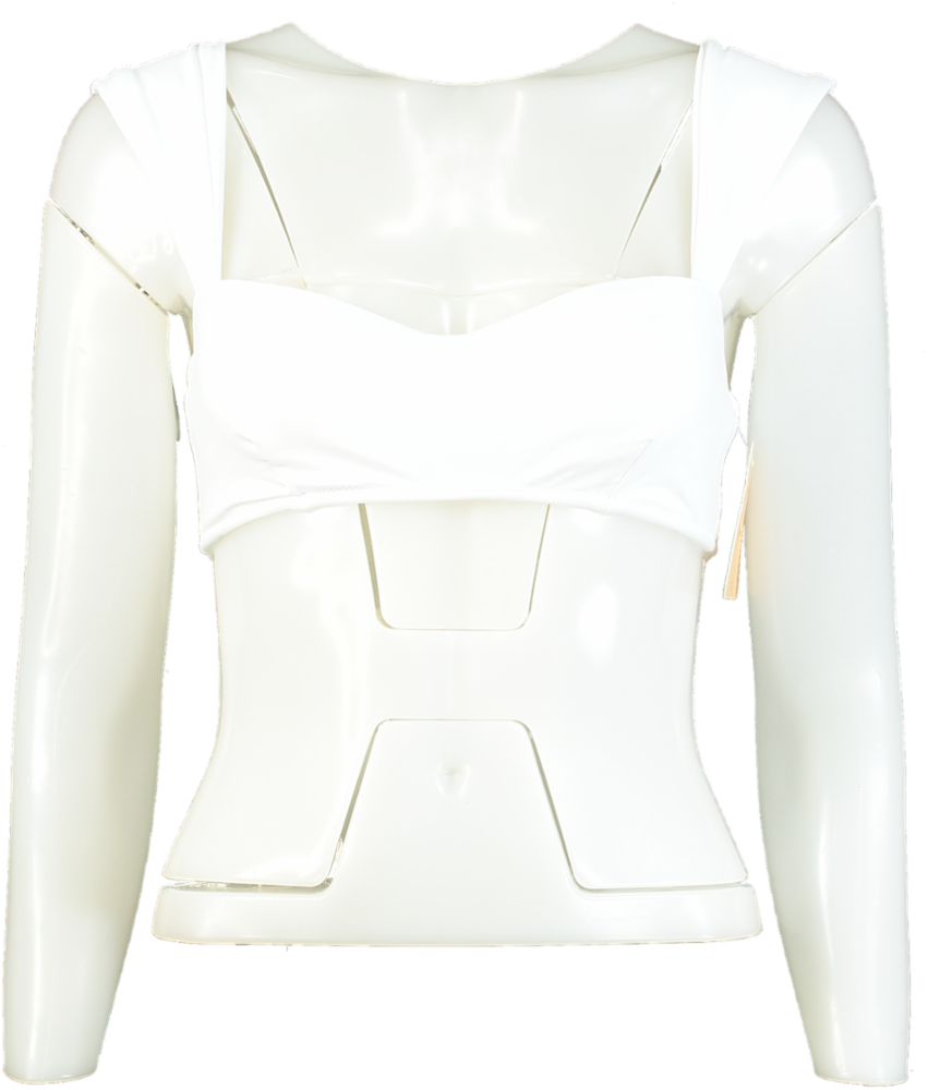 Halo White Salinas Bikini Top UK 8