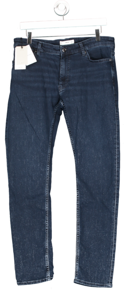 MANGO Blue Slim Fit Ultra Soft Touch Patrick Jeans BNWT W32