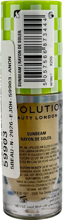 Revolution S.w.smiley Happy Pout Lip Gloss Sunbeam 4.6ml