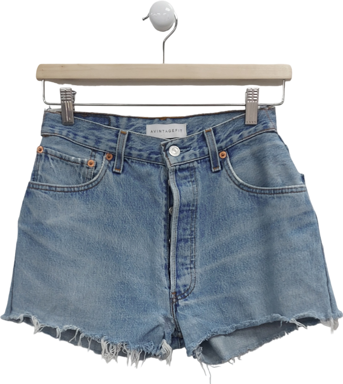 levis Blue 501 Original Denim Shorts W33