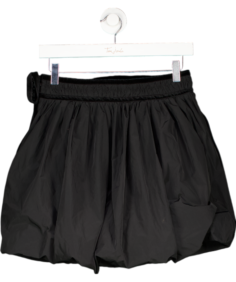 Hunter Bell Angelina Skirt Black Taffeta Bubble Skirt UK 8