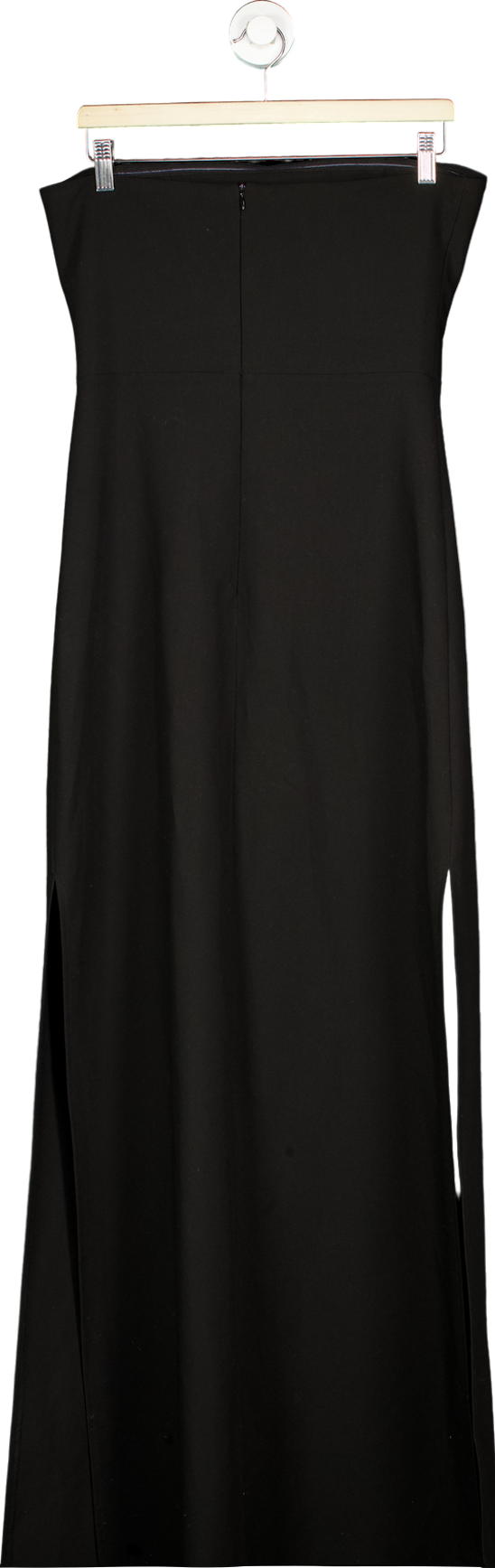 Black Strapless Maxi Dress L