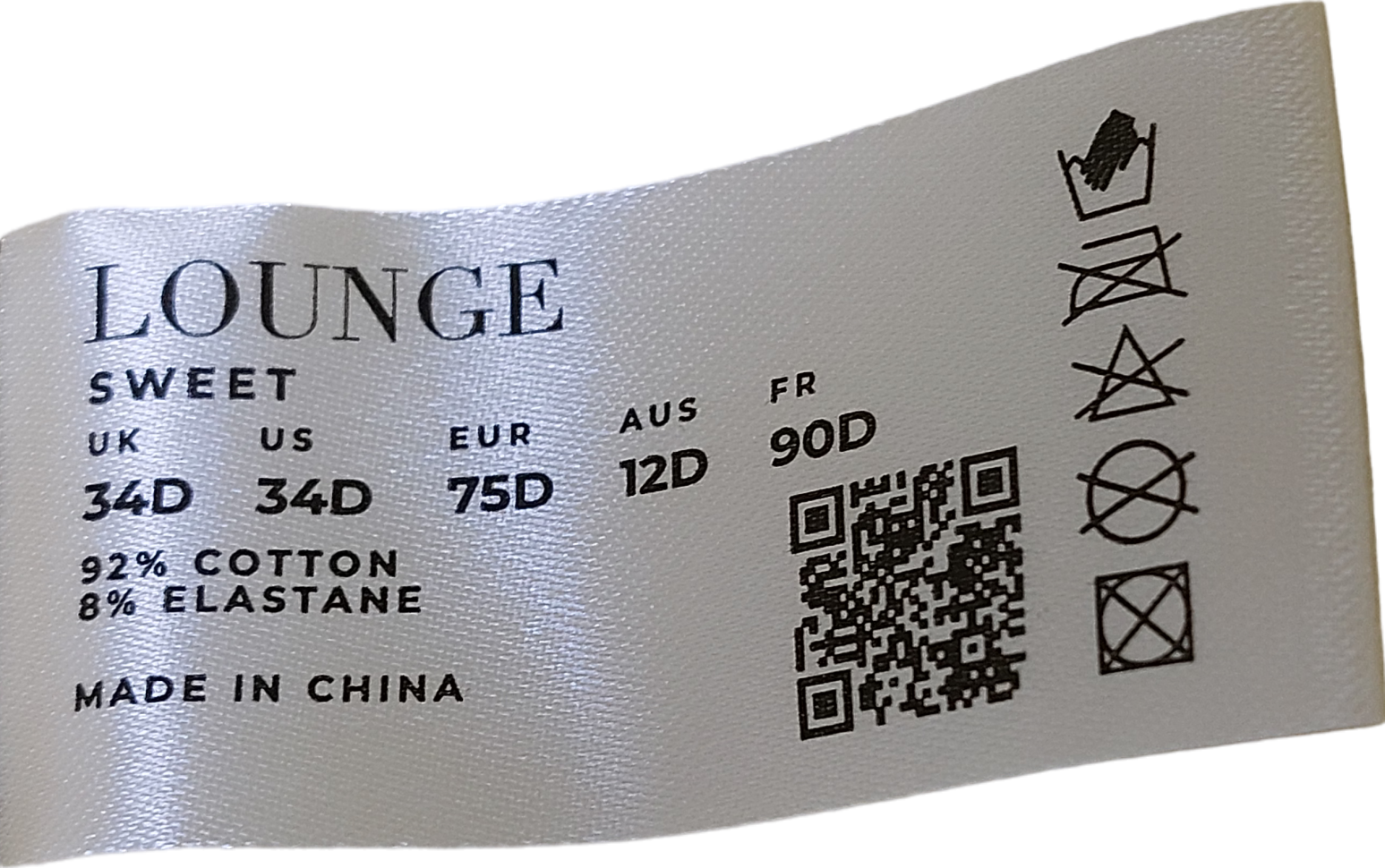 Lounge Underwear Yellow Sweet Lomgline Bra UK 34D