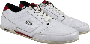 LACOSTE Vintage Retro White Trainers UK 9 EU 43