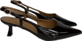 TALBOTS Red Olivia Slingback Kitten Heel Pumps - Crinkle Patent UK 7.5 EU 40.5 👠