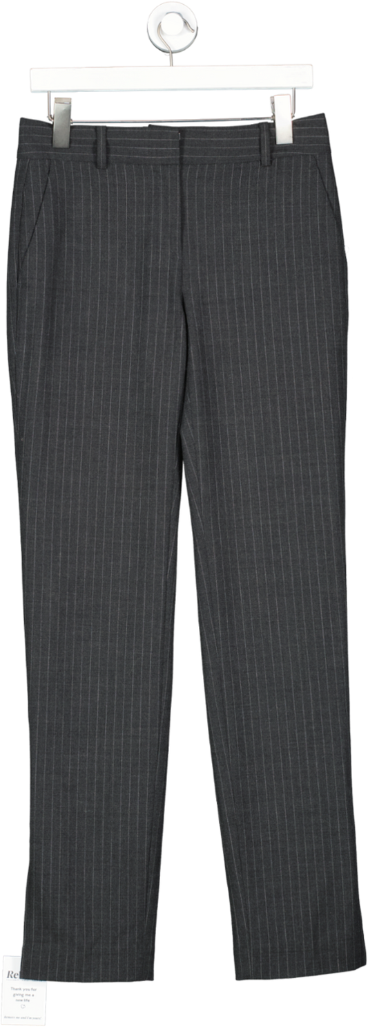 Michael Kors Grey Pin Stripe Straight Leg Pants UK 6