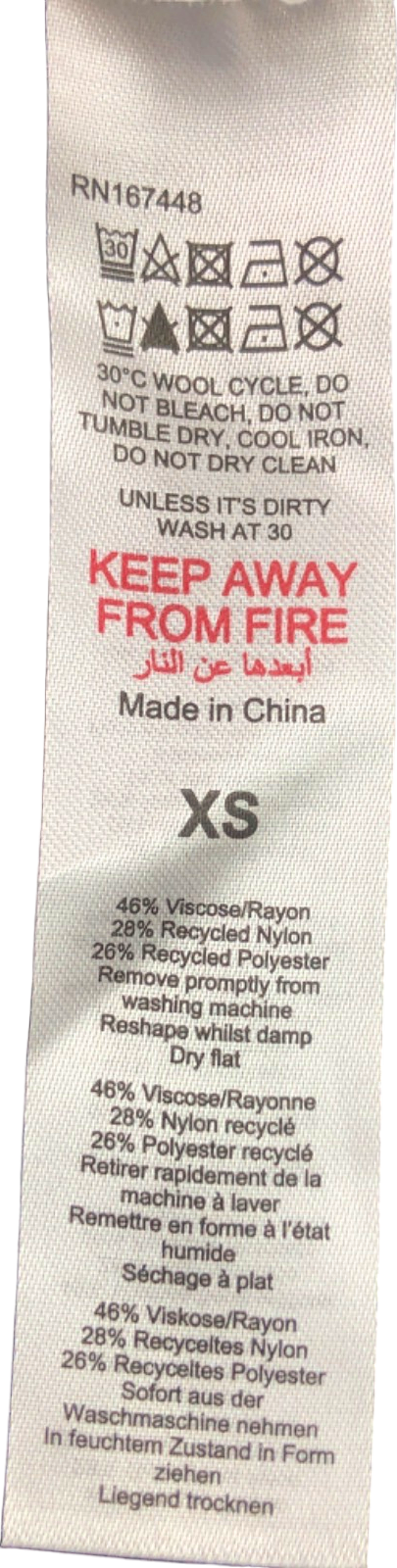 Karen Millen Ivory Knit Peplum Jacket XS