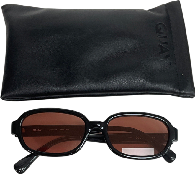 QUAY Black Could Never Sunglasses One Size