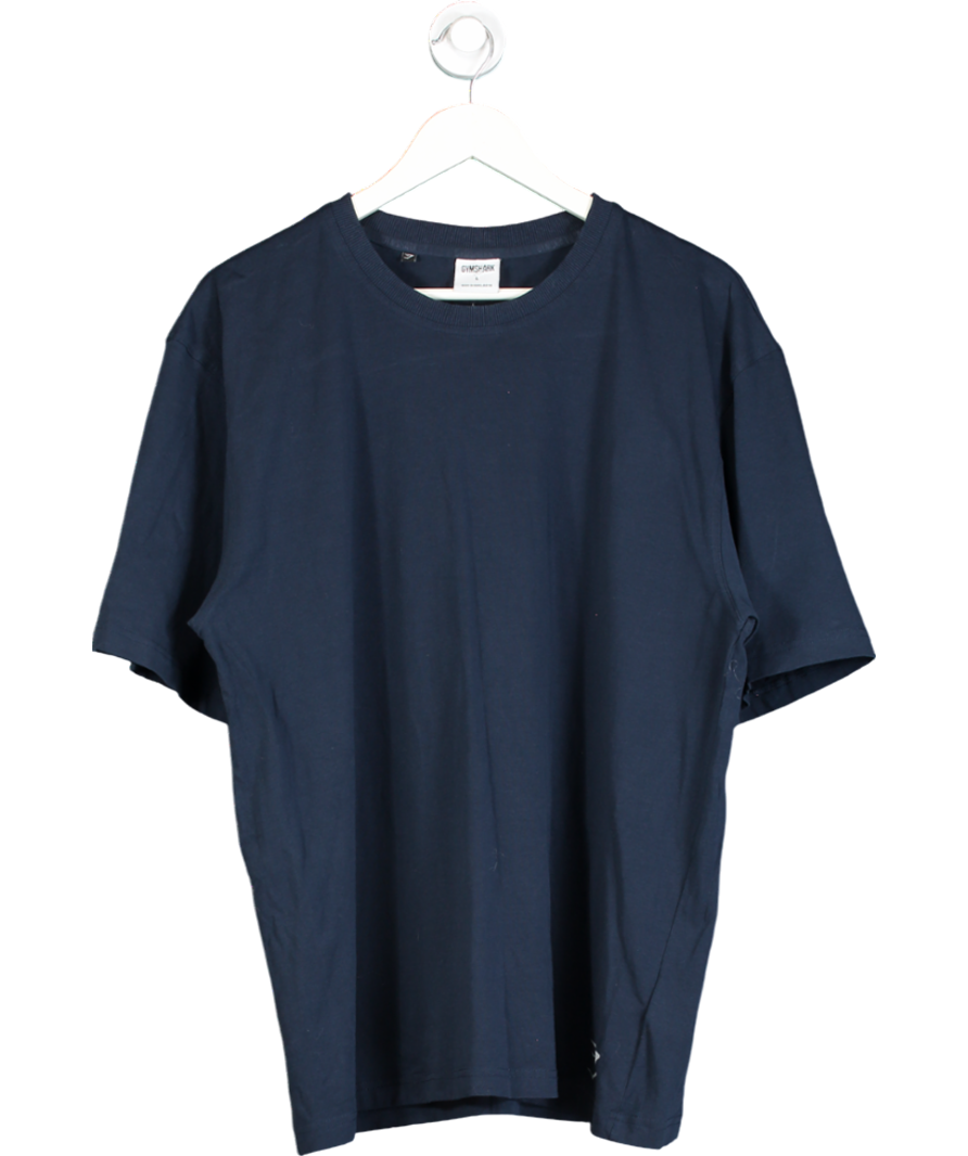 gymshark Blue Oversized Power T-shirt UK L