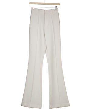 BOA White Wide Leg Suit Trousers UK XS