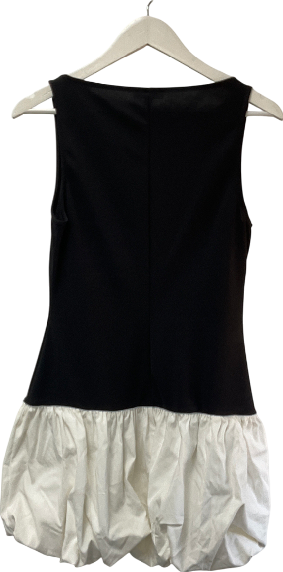 Fashion Nova Blue Ember Boat Neck Bubble Mini Dress UK M