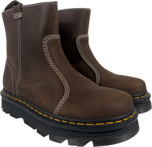 Dr Martens Brown Zebzag Rigger Boots UK 6.5 EU 40.5