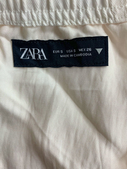 Zara White Trousers UK S