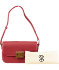 Smting Red Medium Flap Bag