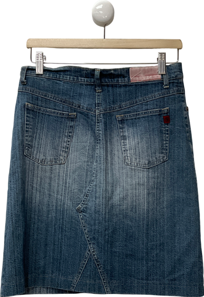 vitamina jeans Blue Vintage Denim Skirt UK 12