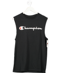 Champion Black Sleeveless Muscle Fit Top UK S