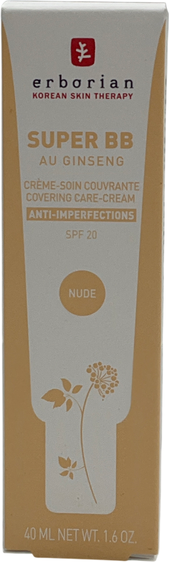 Erborian Super Bb Anti Imperfections Covering Cream Nude 40ml