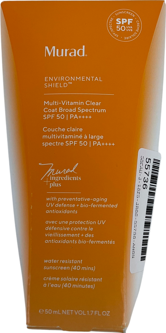 Murad Multi Vitamin Ckear Coat Broad Spectrum Spf 50 50ml