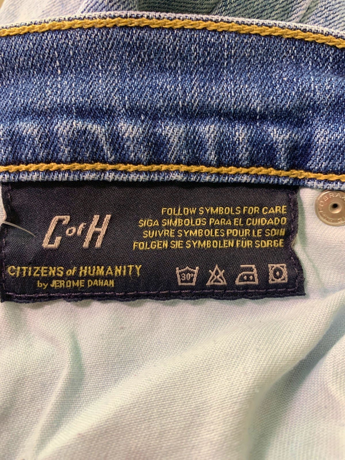 Citizens of Humanity Light Blue Emerson Slim Boyfriend Jeans Size 27