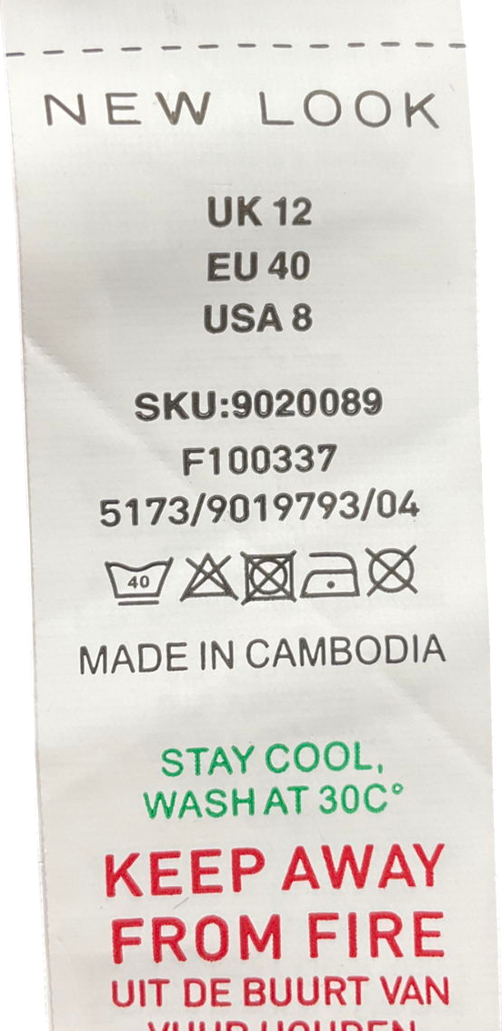 New Look Grey Wide Leg Trousers UK 12