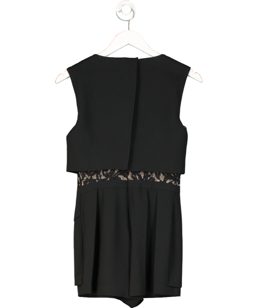 BCBGMAXAZRIA Black Larsen Romper UK XXS-XS