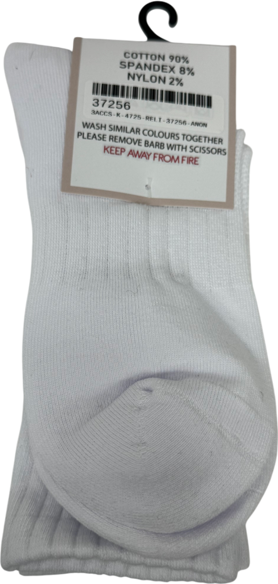 wanderdoll White Socks Uk 3-8 One Size One Size
