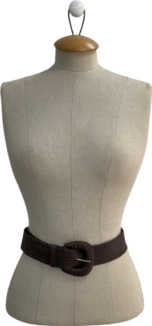 JMcLaughlin Brown Merriweather Woven Belt UK S